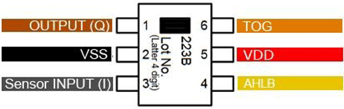 TTP223 Pin Description