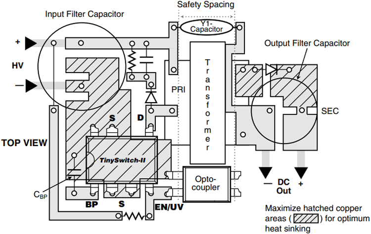 TYN268PN PCB Design