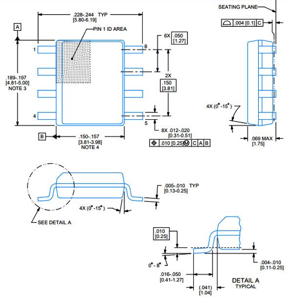 UCC25600 Dimensions