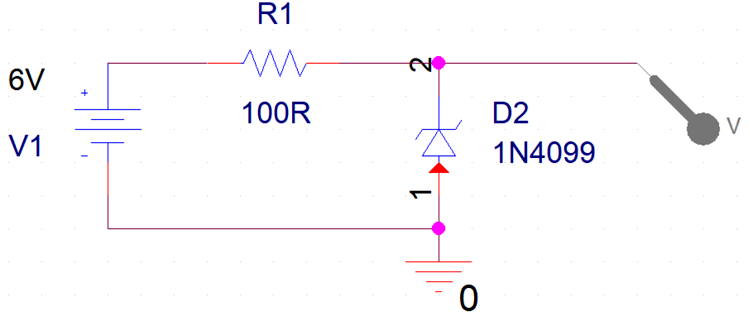 Zener Diode Protection Circuit