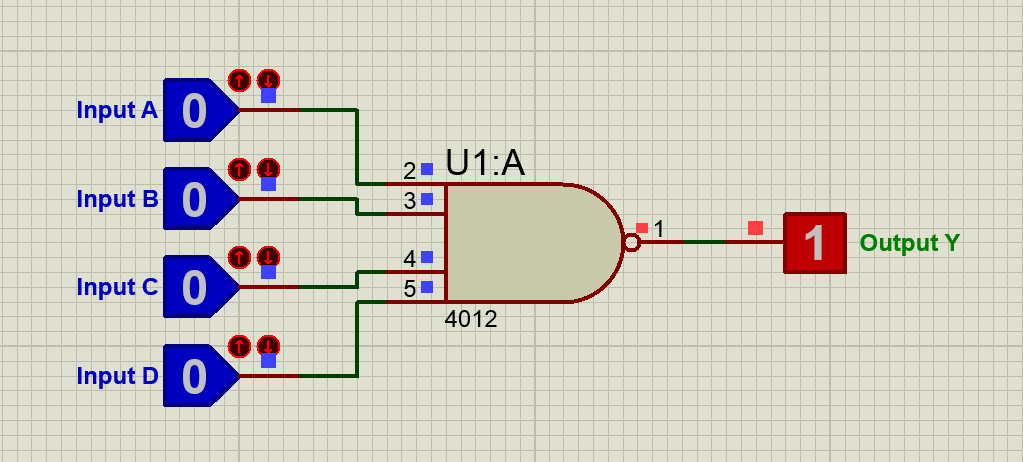 3 x CD4012BE CD4012 4012 DUAL 4-Input NAND GATE IC 