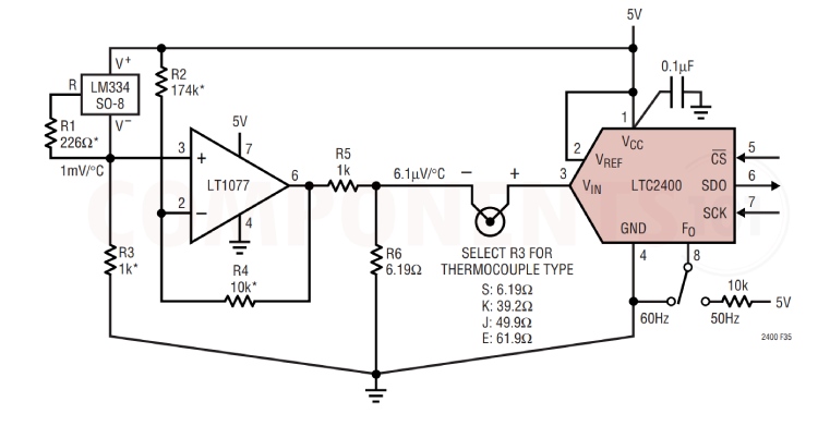 LTC2400 Circuit Diagram