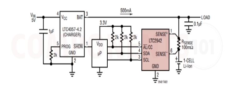 LTC2942 Circuit Diagram