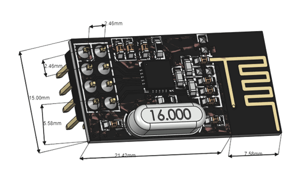 NRF24L01 pinout - A Comprehensive Review of the NRF24L01 Module