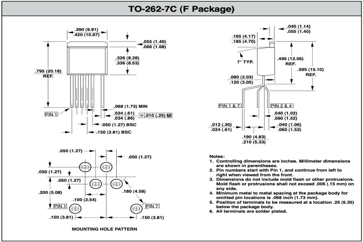 TO-262-7C (F Package)