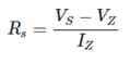 zener series resistor