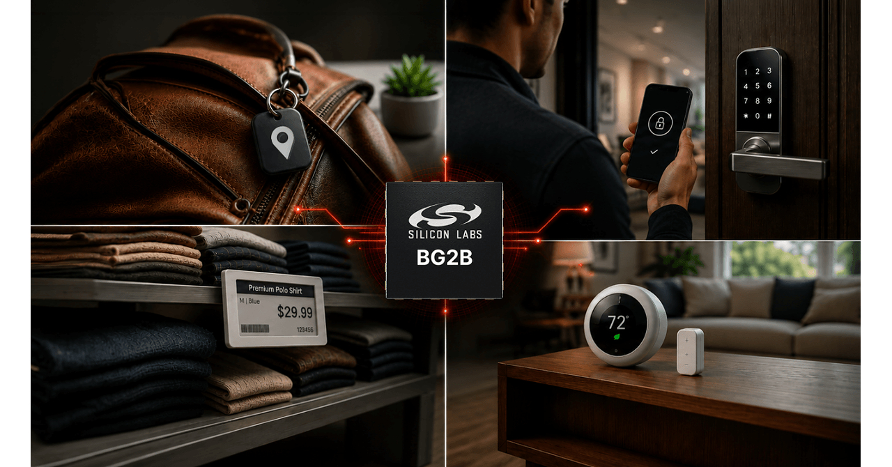Silicon Labs Unveils BG2B, Its Lowest-Power Bluetooth LE SoC with Industry-Leading Power Efficiency, Security, and Integration