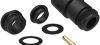 Black Plated RF Connectors and Adapters