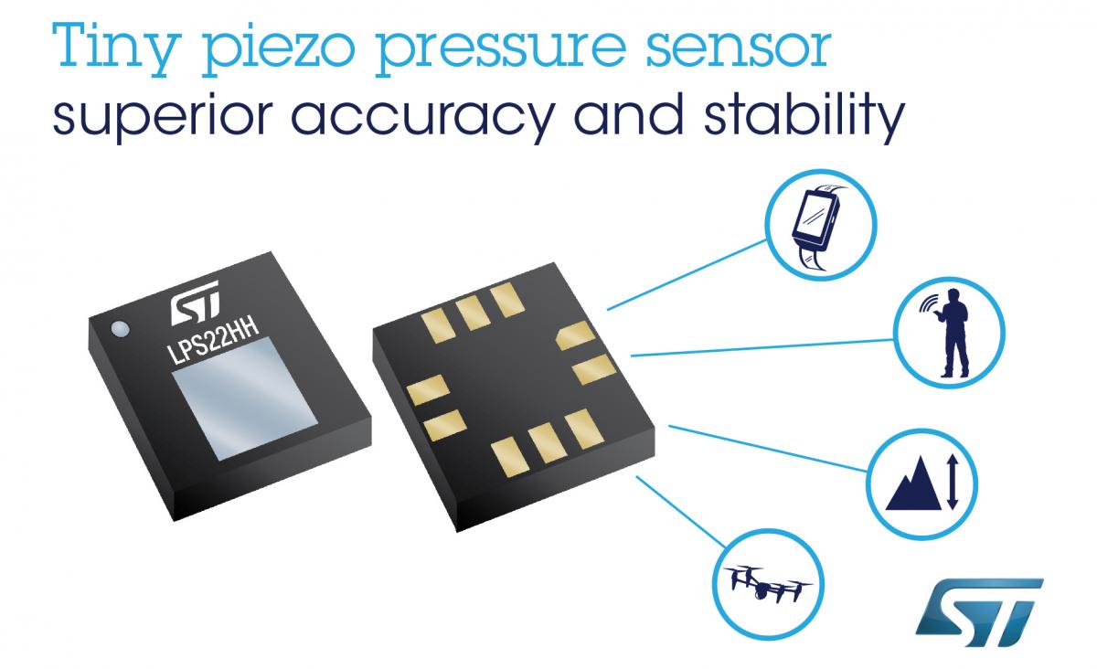 LPS22HH – MEMS Pressure sensor from STMicroelectronics for high accuracy measurement and easy calibration LPS22HH – MEMS Pressure sensor from STMicroelectronics for high accuracy measurement and easy calibration