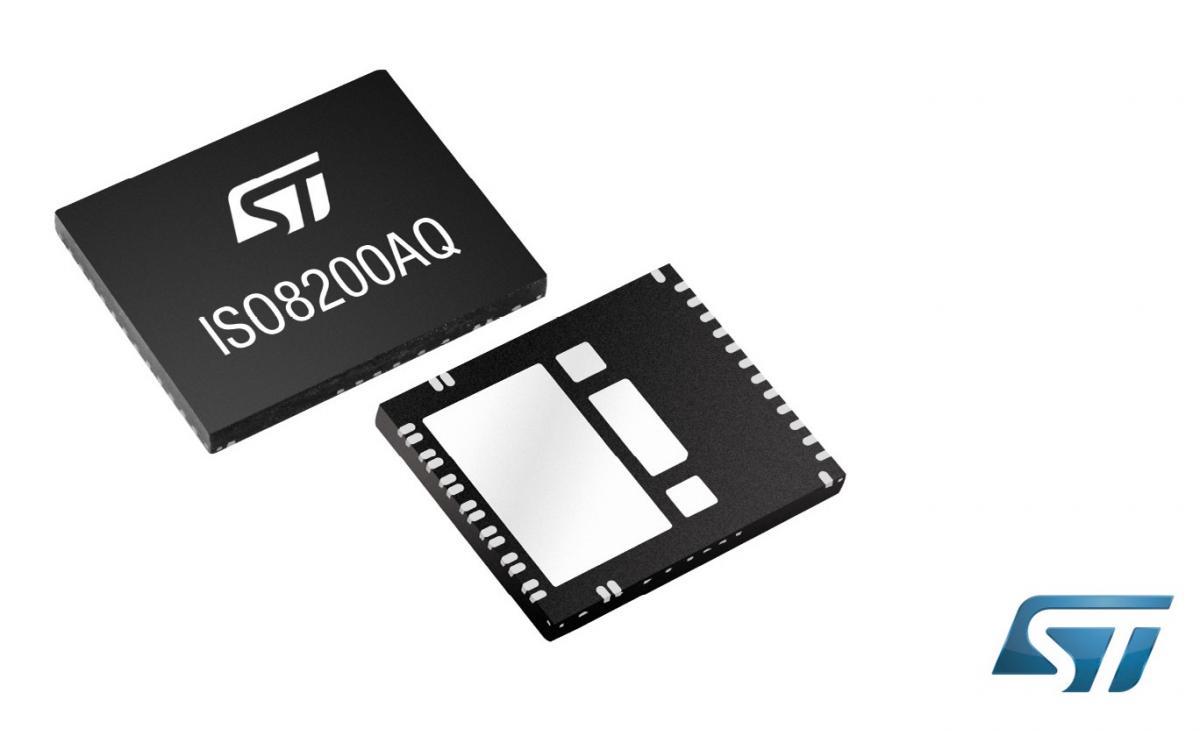 ISO8200AQ - Isolated High-Side Smart Power switch with SPI for Factory automation ISO8200AQ - Isolated High-Side Smart Power switch with SPI for Factory automation