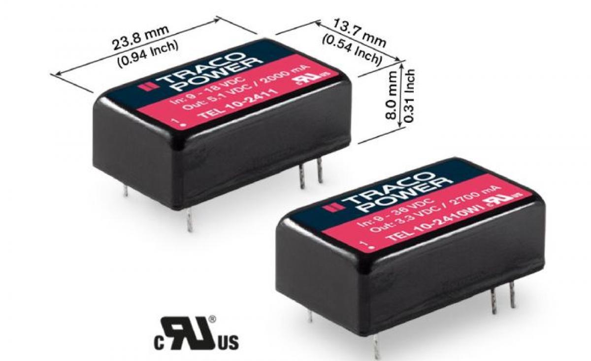 10 Watt DC/DC Converter with Smaller Footprint 10 Watt DC/DC Converter with Smaller Footprint