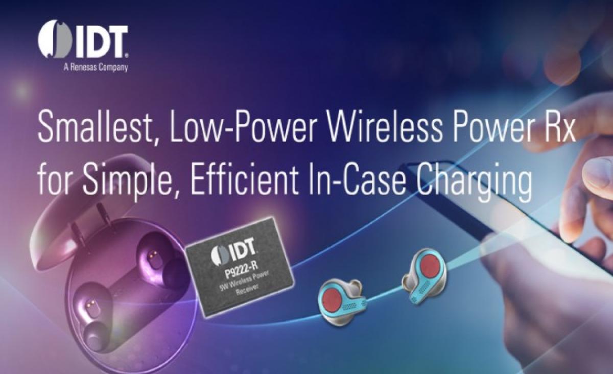 P9222R – Wireless Power Receiver for In-Case Wireless Charging