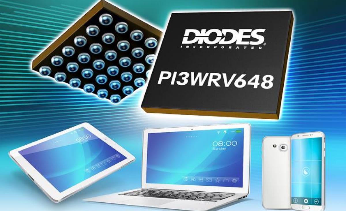 PI3WVR648 - High Speed Five Lane MIPI Switch