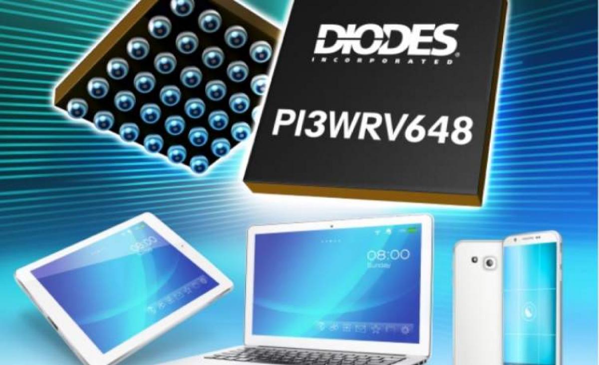 PI3WVR648 - 2:1 MIPI 4-Data Lane Switch for Fast Switching applications in Smartphones and Portable Devices