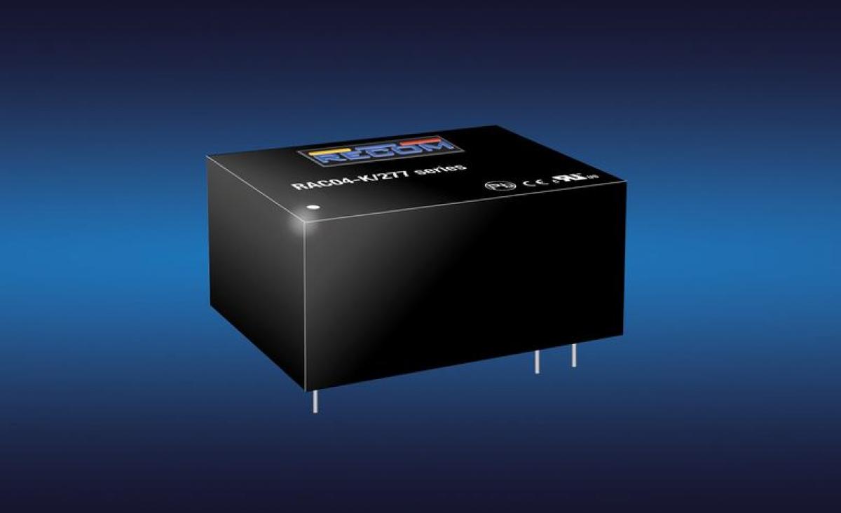 RAC04-K/277 Series High Isolation AC/DC Modules RAC04-K/277 Series High Isolation AC/DC Modules