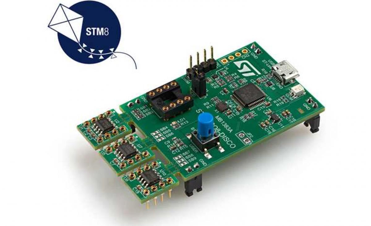STM8-SO8-DISCO Discovery Development kit for STM8S and STM8L Microcontrollers STM8-SO8-DISCO Discovery Development kit for STM8S and STM8L Microcontrollers