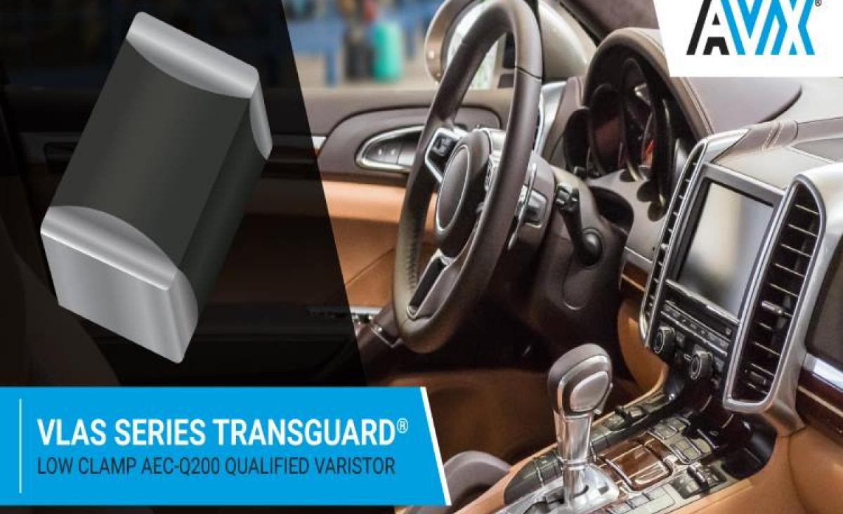 Low Clamp Automotive Multilayer Varistors - VLAS series