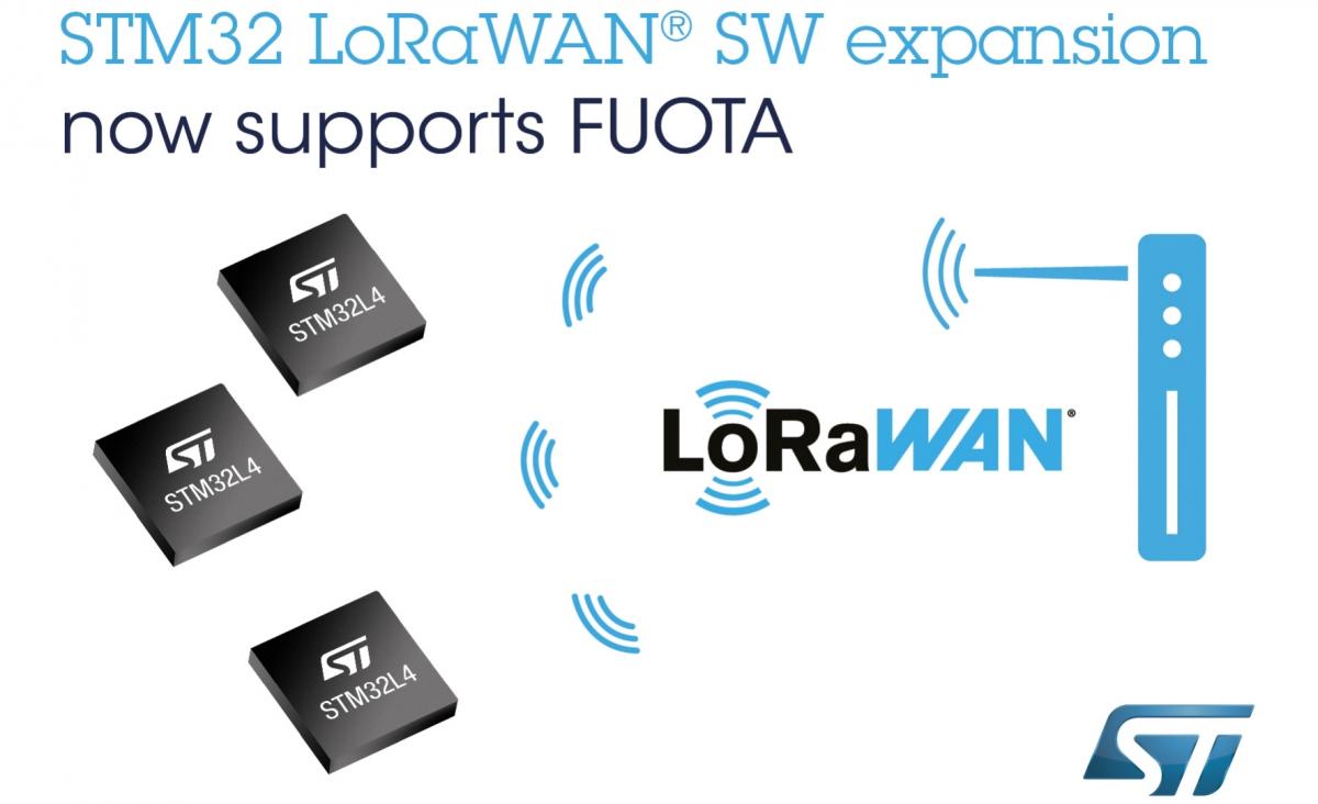 STM32 LPWAN Development boards supporting LoRaWAN Firmware Update Over The Air