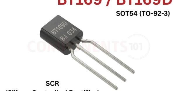 BT169 TO-92 Sensitive Gate Silicon Controlled 