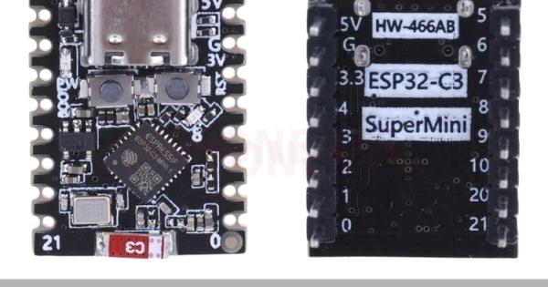 Esp32-C3 Super Mini Board Layout