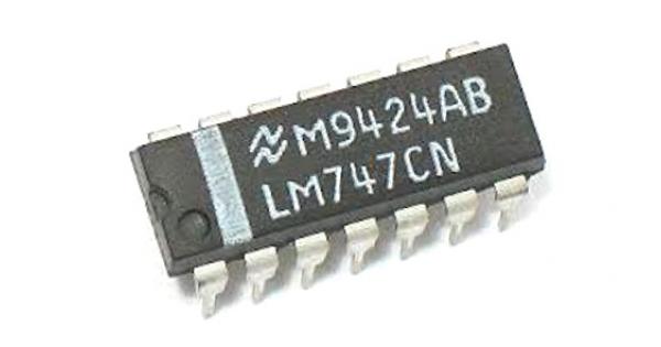 LM747 Dual Op amp IC LM747 Dual Op amp IC