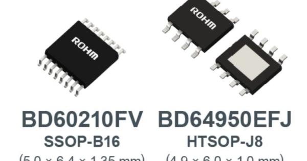 ROHM Launches Brushed DC Motor Driver ICs