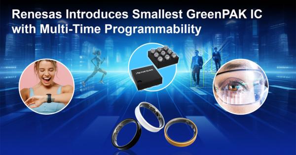 Renesas SLG46801 GreenPAK Configurable Mixed-Signal IC