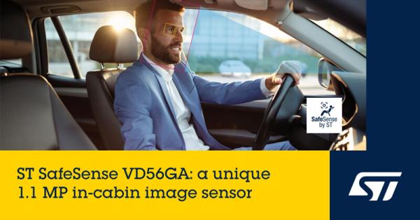 STMicroelectronics ST SafeSense VD56GA Automotive Image Sensor
