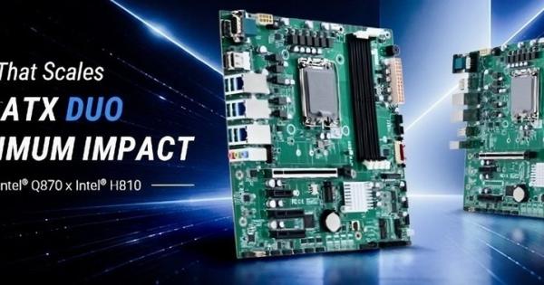 AAEON MAX-Q870A and MAX-H810A Micro-ATX Motherboards