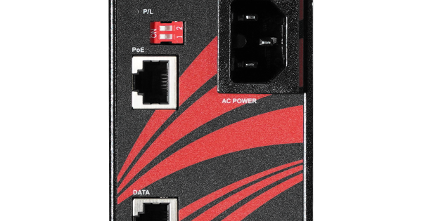 INJ-0201G-bt-AC-100-T Wide Temperature, AC Powered PoE Injector