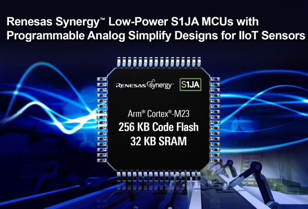 S1JA MCUs with 48MHz Arm Cortex M23 for Low Power Industrial IoT  Sensor Applications