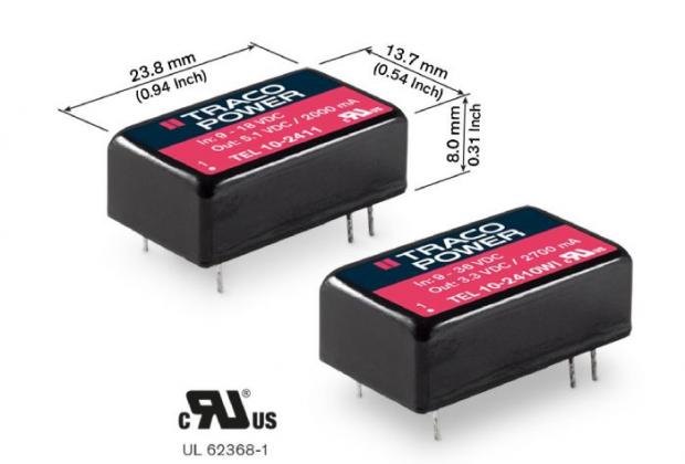 10 Watt DC/DC Converter with Smaller Footprint