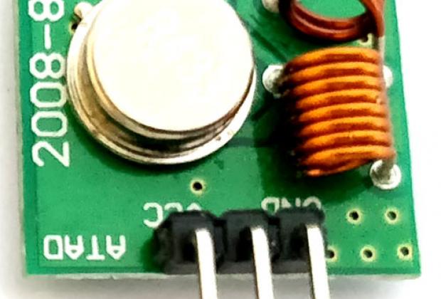 FS1000A 433 MHz RF Transmitter Module Pinout