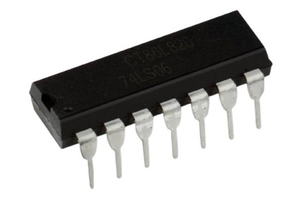 74LS06 Hex Inverter/Buffer IC 