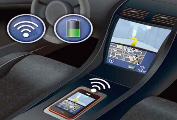Automotive Wireless charging Solution with integrated NFC Communication for Smartphone charging  
