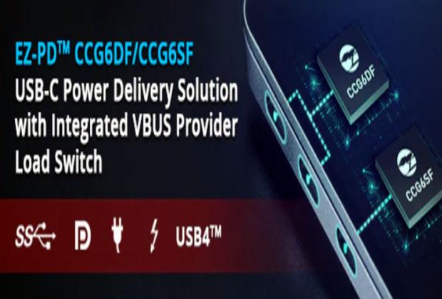 EZ-PD CCG6DF and CCG6SF USB-C controllers