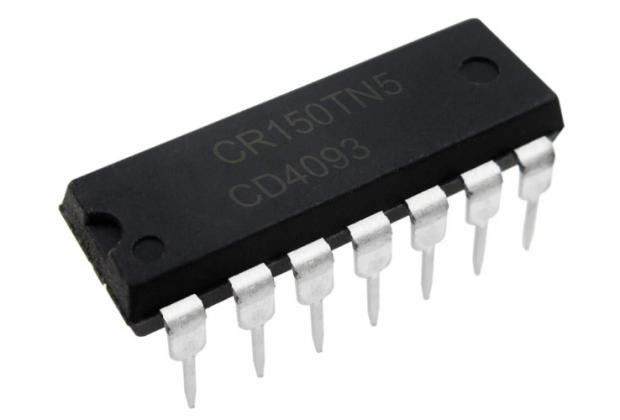 CD4093 - Quad 2-Input NAND Schmitt Trigger IC