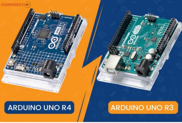Comparing Arduino Uno R4 with Arduino Uno R3