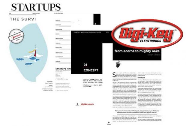 Digi-Key's Microsite and Survival Guide for Startups