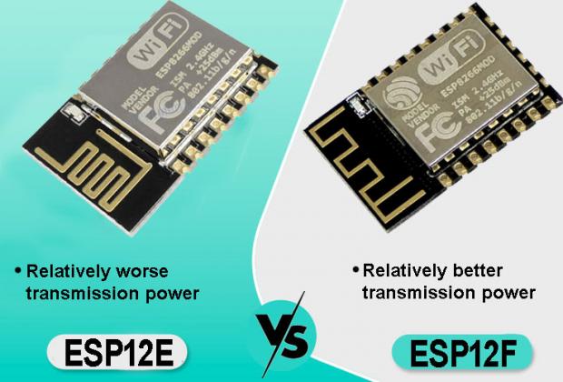 ESP12E vs ESP12F Wi-Fi Modules 