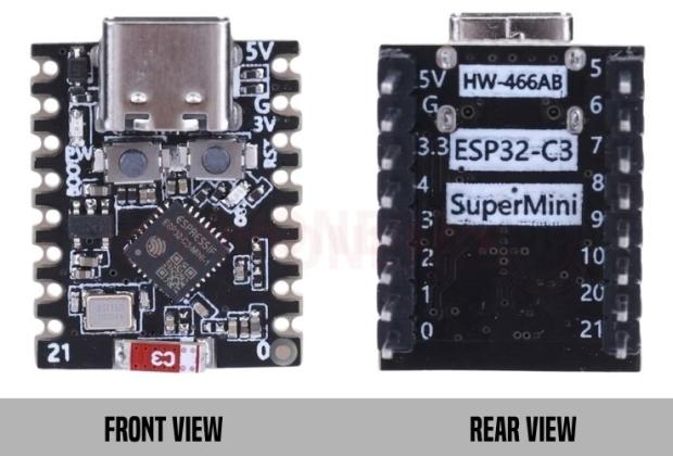 Esp32-C3 Super Mini Board Layout