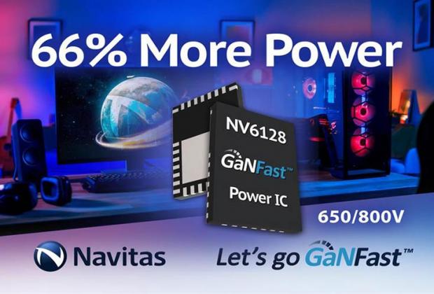 NV6128 GaNFast Power IC