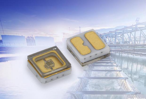 Long-Life Ceramic  Quartz-Based UVC Emitting Diode in Compact SMD Package