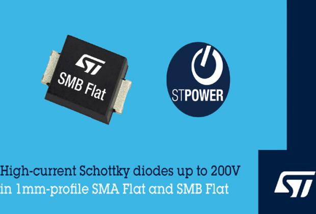 Low Profile Schottky Diodes from STMicroelectronics