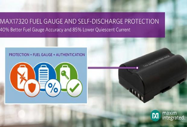 MAX17320 Li-ion Fuel Gauge IC from Maxim Integrated