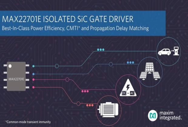 MAX22701E - Isolated Silicon Carbide Gate Driver to Increase Power Efficiency and System Uptime