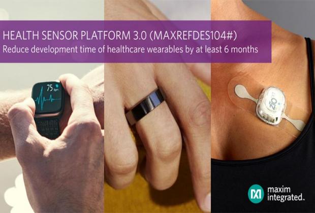 Maxim Integrated's MAXREFDES104# Health Sensor Platform 3.0 