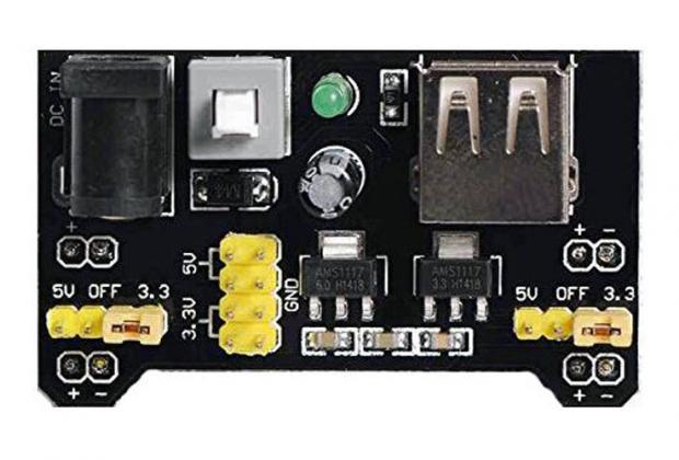 3.3V/5V Output MB102 Breadboard Power Supply Module
