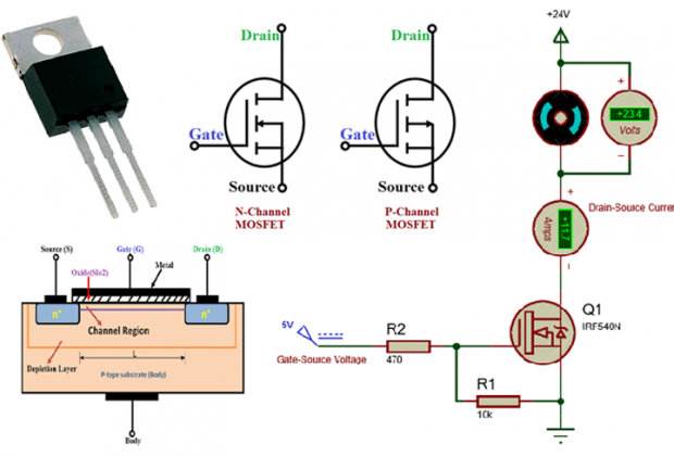 MOSFET- Symbol, Construction, and Working