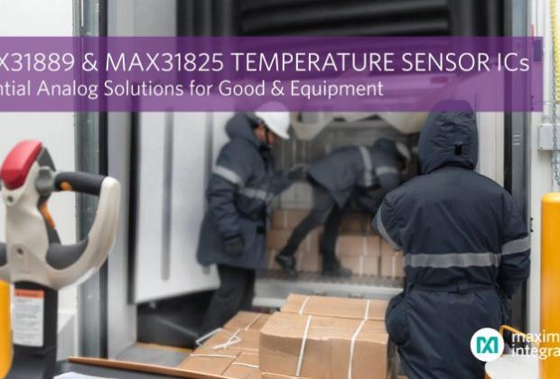 MAX31889 and MAX31825 Temperature Sensor ICs